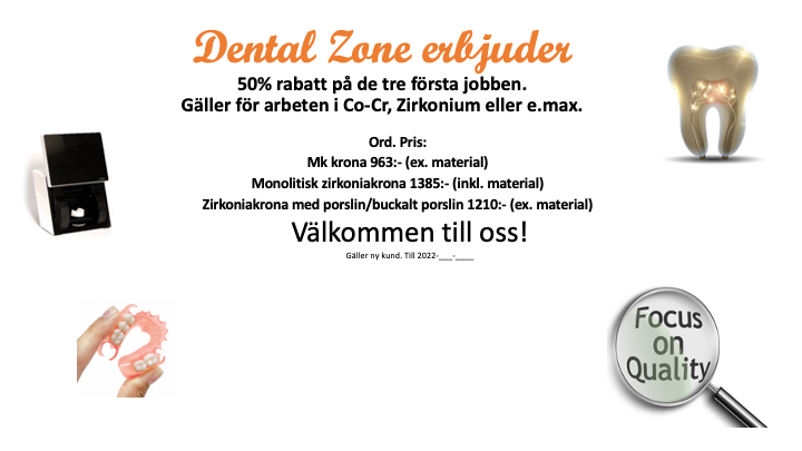 Bild för dental zones tandtekniker och dess erbjudande